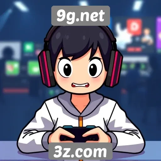 Análise da popularidade de 9g.net entre os gamers