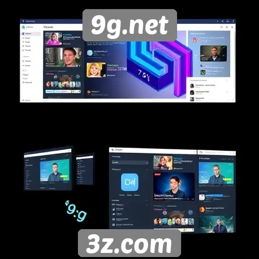 Evolução dos recursos interativos no 9g.net