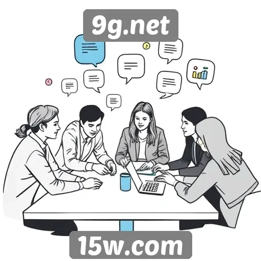 Iniciativas de engajamento da equipe do 9g.net